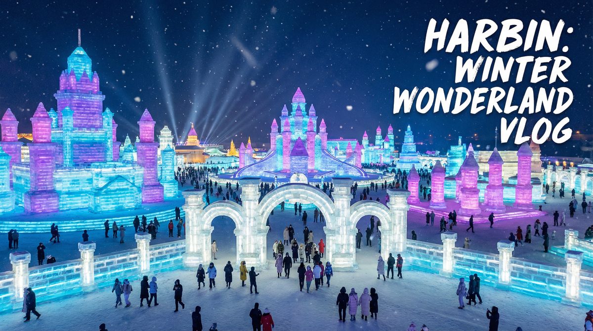 小小绘哈尔滨冰雪大世界视频